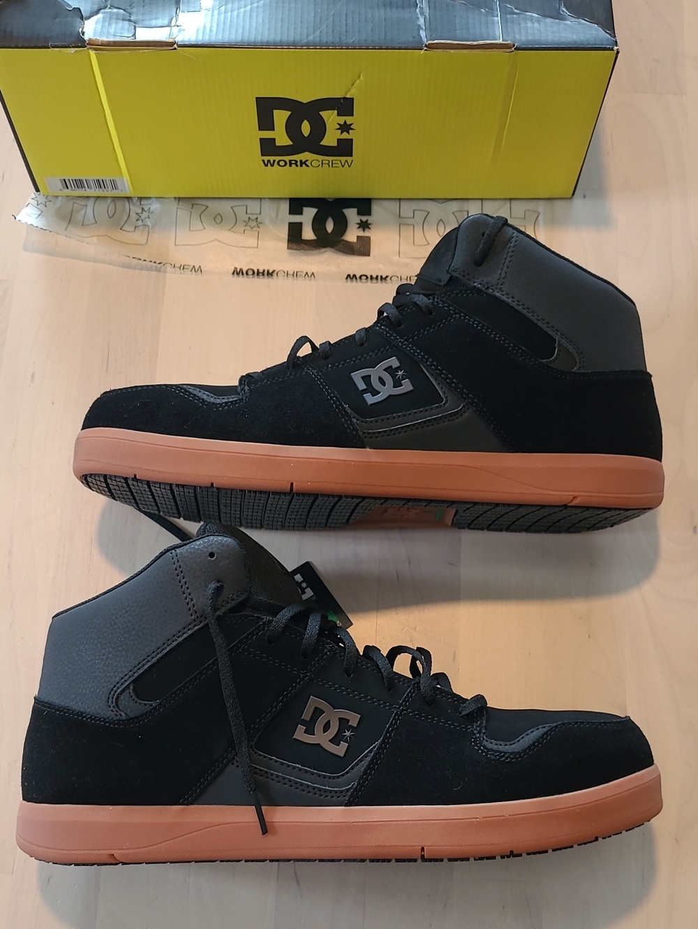 NEW DC Mens Cure Work Powered By MaxTrax Steel Toe